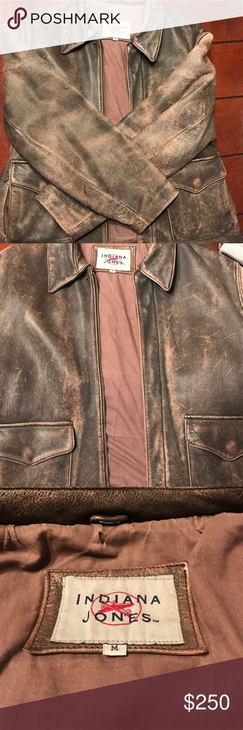 Vintage Real Leather Indiana Jones Jacket | Indiana jones jacket, Real