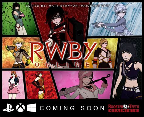 Rwby Online Video Game Fan Poster 1 By Raidenraider On Deviantart