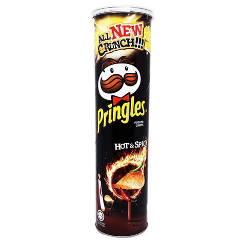 Snack Khoai Tây Pringles Hot And Spicy Hộp 147g Lazadavn