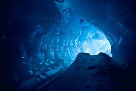 Blue Ice Cave Stock Photo Image Of Blue Climate Pole 18299774