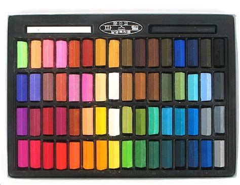 Mungyo Non Toxic 64 Colors Assorted Square Chalk Soft Pastels