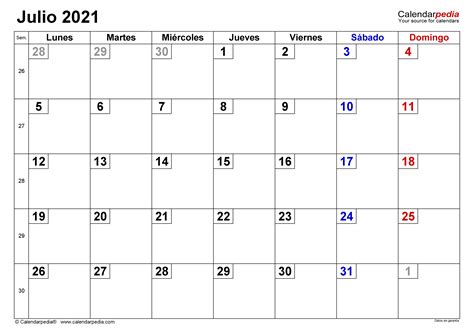 Calendario Jul 2021 Calendario 2021 Para Personalizar E Imprimir Gratis
