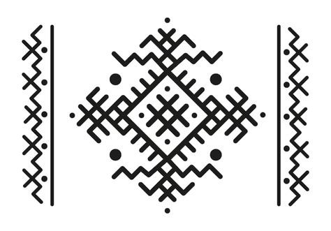 Premium Vector Amazigh Symbol Tifinagh Symbol Berber Drawing