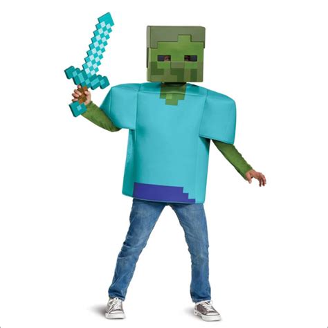 Minecraft Zombie Child Costume Cracker Jack Costumes Brisbane