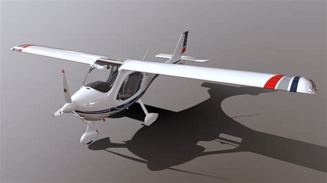 Flight Design Ctsl Rigged Buy Royalty Free 3d Model By