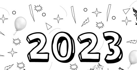 Coloriage Magique Bonne AnnÃ©e 2023  soalan yell