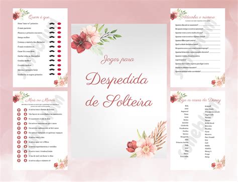 atividades e jogos para despedida de solteira hen party download para imprimir etsy