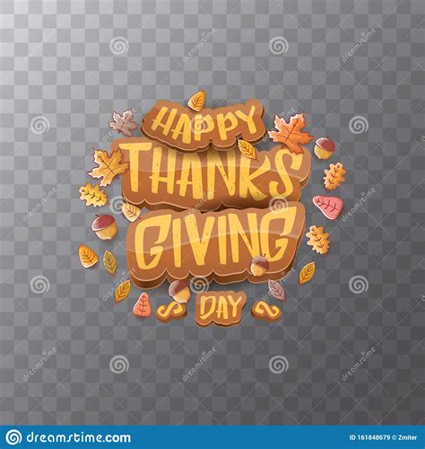 Autumn leaves vector 23486 transparentpng. Vector Happy Thanksgiving Day Label Witn Greeting Text And ...