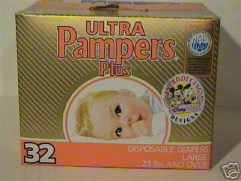 Ultra Pampers Plus Large Diapers With Disney Babies Disposablediapers