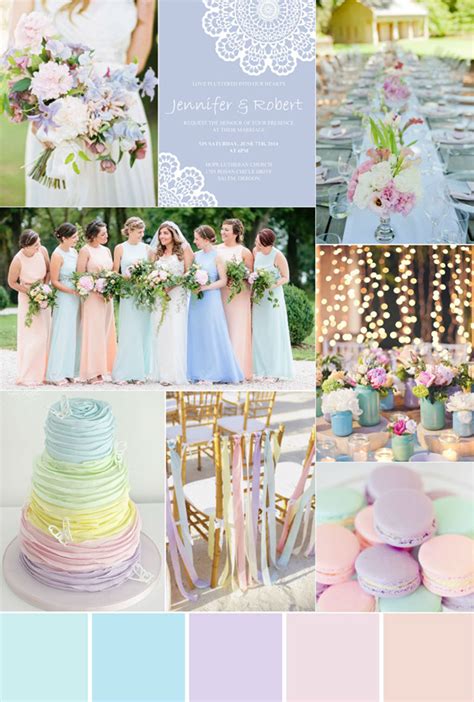 Seven Gorgeous Garden Wedding Color Palettes
