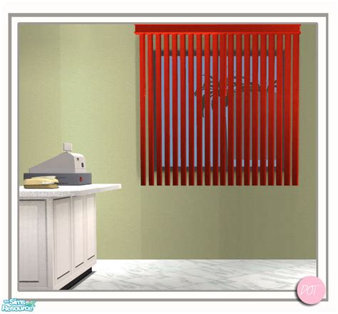 The Sims Resource Vertical Blinds Diag Short Mesh