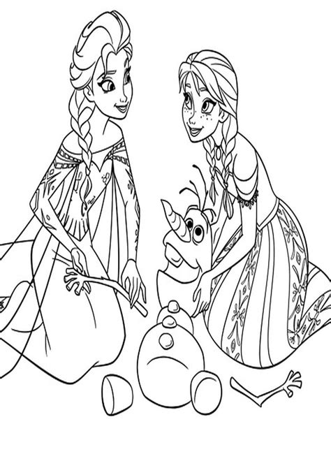 * * * * kolorowanki elza i anna. Kolorowanka księżniczki Disney - Elsa, Anna i magiczny bałwanek Olaf