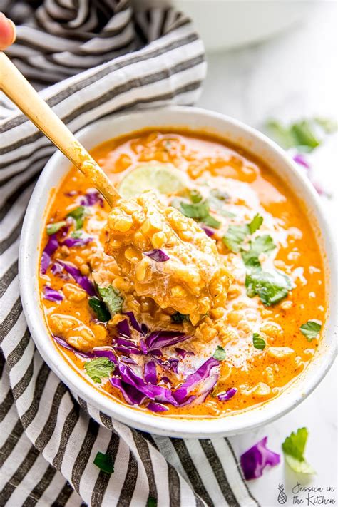 This Vegan Coconut Curry Lentil Soup Is Packed With Amazing Lentils