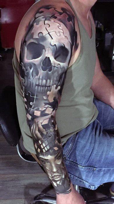 60 Badass Skull Tattoos For Men Masculine Design Ideas