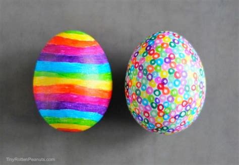 6 No Dye Easter Egg Techniques Fine Art Mom