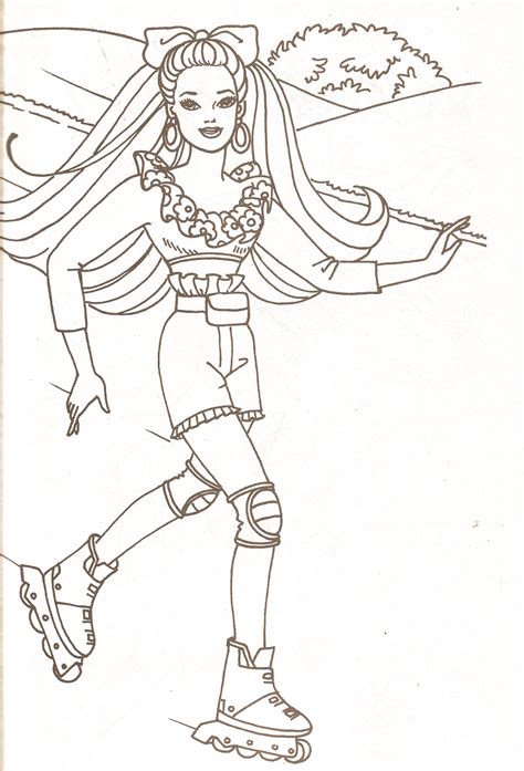 Miss Missy Paper Dolls: Barbie coloring pages part 2