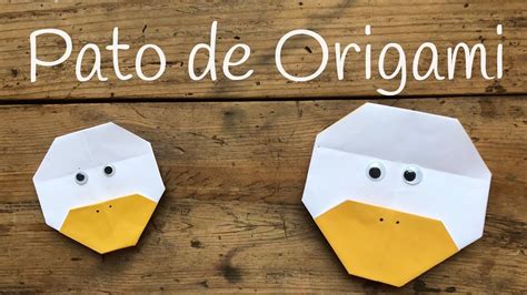 Pato De Papel Origami Fácil Para Niños Youtube