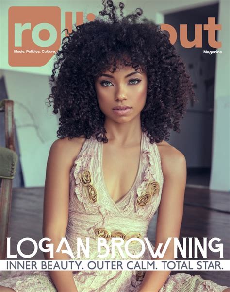 Logan Browning Covers Rolling Out Magazine April 2017 Beautiful