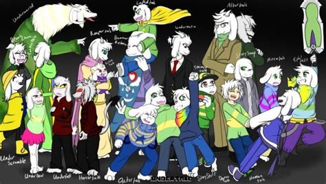 Asriel Compilation By Thespiritshift Anime Undertale Undertale Au