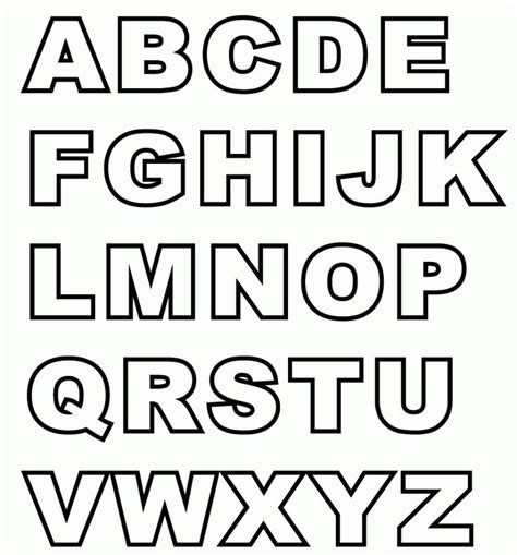 Capital Letter Alphabet With Images Alphabet Printables Templates