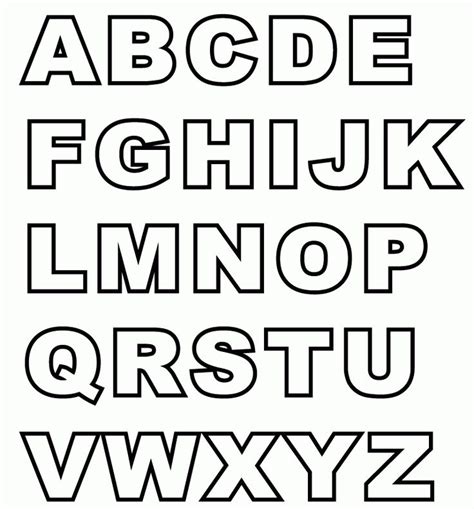 Subscribe to the yescoloring youtube channel. Capital Letter Alphabet (With images) | Alphabet printables templates