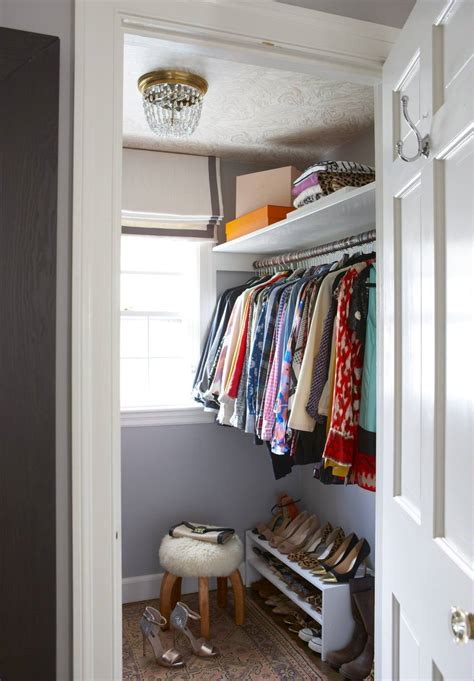 Create A Walk In Closet In A Small Bedroom 25 Small Closets That Work