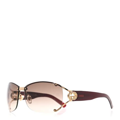 Gucci Crystal Sunglasses Gg 2820 F S 1108003 Fashionphile