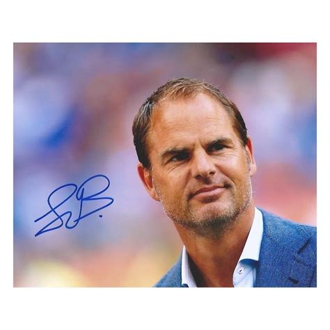 Frank de boer, luuk de jong, quincy promes, frenkie de jong, memphis depay, daley blind, kevin strootman, joël veltman, donny van de beek frank de boer: Autographe Frank DE BOER (Photo dédicacée)