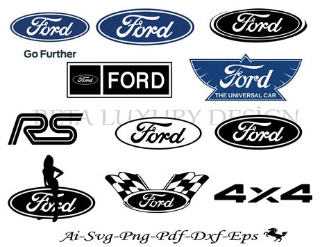 Ford Svg Ford Svg Bundle Ford Logo Svg 4x4 Svg Diseño del Etsy España