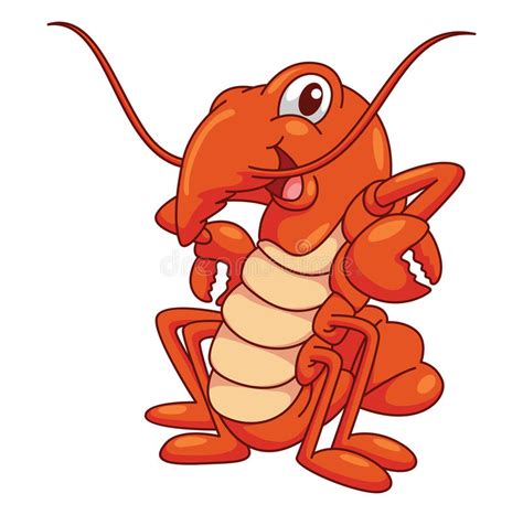 Lobster Funny Cartoon Stock Vector Illustration Of Isolated 47879896
