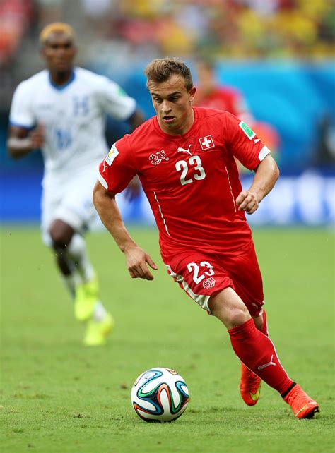 Born 10 october 1991) is a swiss professional footballer who plays as a winger for premier league club liverpool and the switzerland. Shaqiri Treble Sends Switzerland Into Last 16 | Latin Post ...
