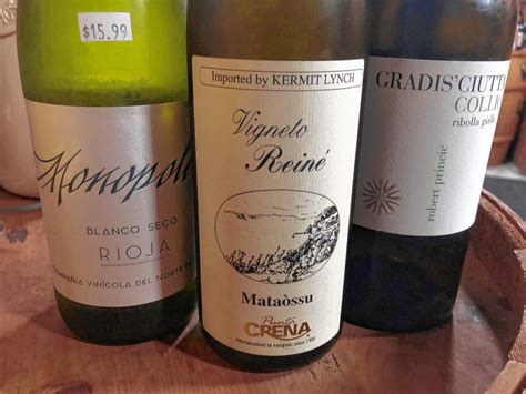 Monte Belmonte Wines Three Wines Sure To Cure A White Wine Funk