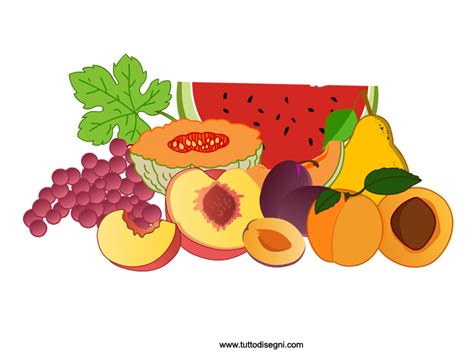 Disegni da colorare estate bambini. Unico Frutti Disegno Colorati | Migliori pagine da ...
