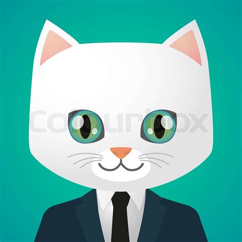 Cat Avatar Stock Vector Colourbox