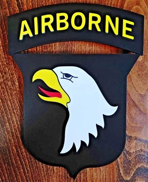 8and Us Army 101st Airborne Division Screaming Eagles Ssi Insignia