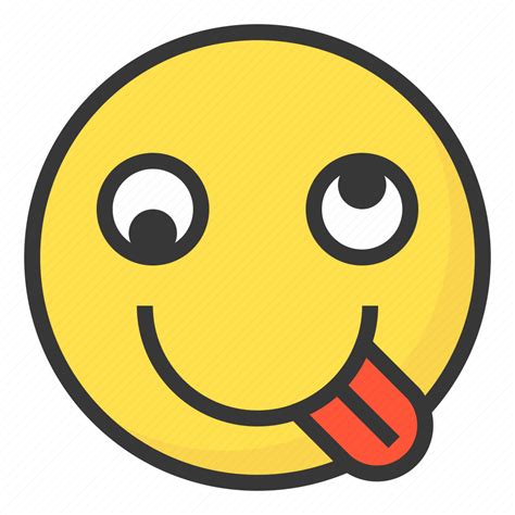 Emoji Emoticon Expression Face Crazy Hyper Silly Icon Download