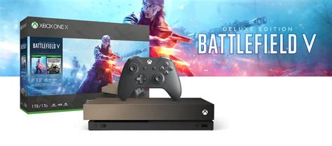 Xbox One X Gold Rush Special Edition Battlefield V Llega