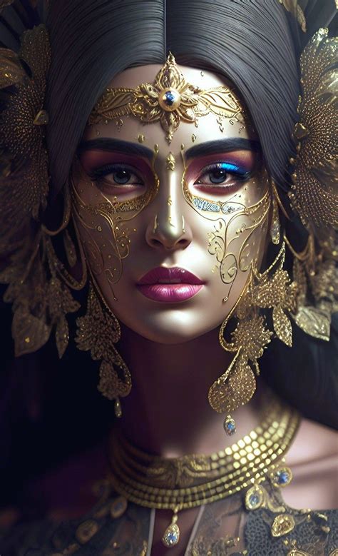 Fantasy Art Women Beautiful Fantasy Art Masks Masquerade Beautiful