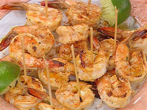Thai Marinated Skewered And Grilled Jumbo Shrimp Emeril Lagasse