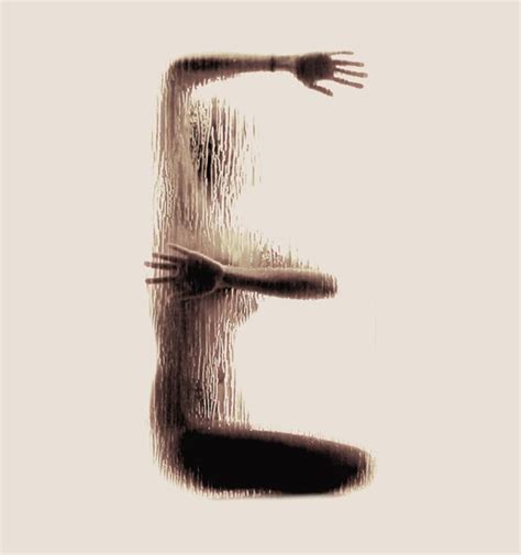 Naked Silhouette Alphabet By Anastasia Mastrakouli Inspiration Typographie Typography