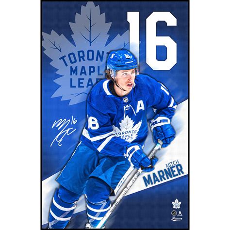 Mitch Marner Toronto Maple Leafs Poster Plaque 22x34 Pro Hockey Life