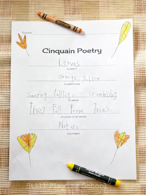Press 'enter' or click the to search all of writing.com. Cinquain Poetry for Kids | Poetry for kids, Haiku poems for kids, Poetry activities