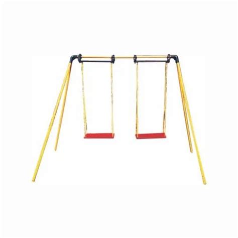 Yellow Mild Steel Large Gi Swings For Park Seating Capacity 2 At Rs