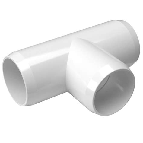 Pvc Pipeworks 34 In Dia 90 Degree Tee Pvc Fitting 8 Pack In The Pvc
