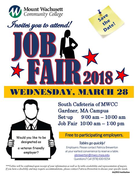 The fair is going to link both the job seekers and employees to find the best available human resources in the market. JOB FAIR 2018 Save the Date VETS - North Central ...