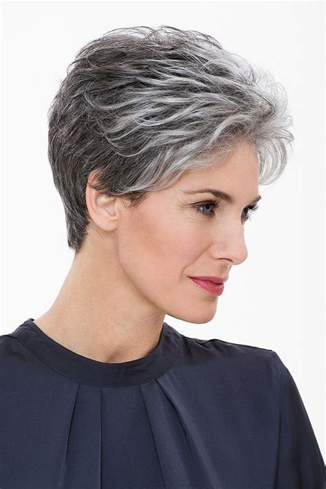 Or young girls can dye their hair grey. Salt N Pepper Ladies Hairstyles - Wavy Haircut