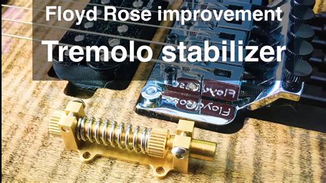 Improving Floyd Rose Or Not Testing Tremolo Stabilizer Youtube