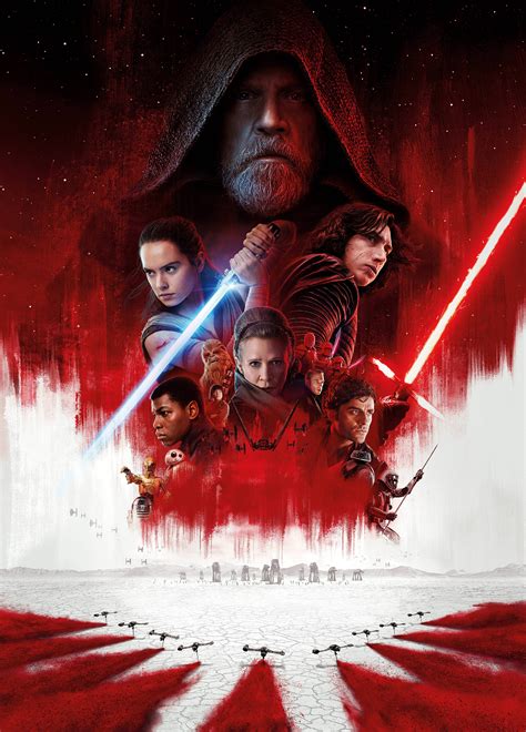 Star Wars The Last Jedi Poster Textless Variant Official Not A Fan Edit