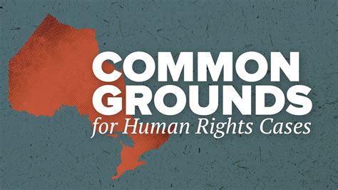 Common Grounds For Human Rights Cases In Ontario Youtube