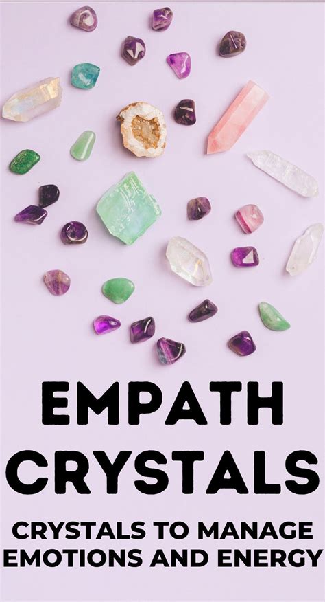 The Best Crystals For Empaths Eclectic Witchcraft Empath Crystals Crystal Healing Stones